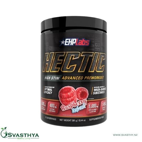 EHP Labs Hectic Pre Workout -Raspberry Refresh 60 serves