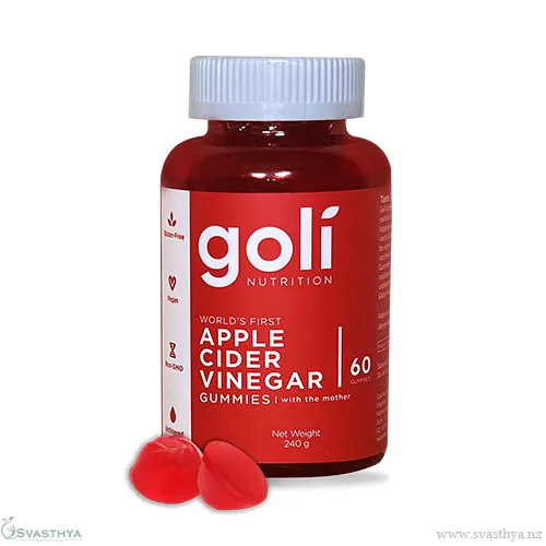 Goli Nutrition Apple Cider Vinegar Gummies 1 bottle 60 Gummies