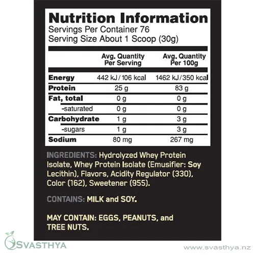 Optimum Nutrition Gold Standard Whey Isolate 5 lb INFO