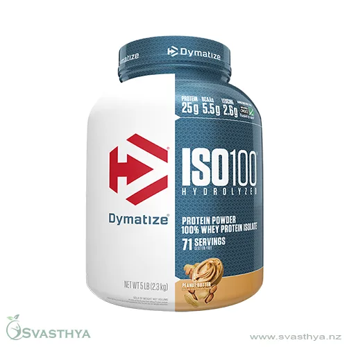 Dymatize ISO100 Hydrolyzed Whey Protein Isolate Chocolate Peanut Butter 5 Lb