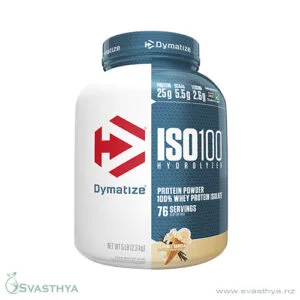 Dymatize ISO100 Hydrolyzed Whey Protein Isolate Gourmet Vanilla 5 Lb