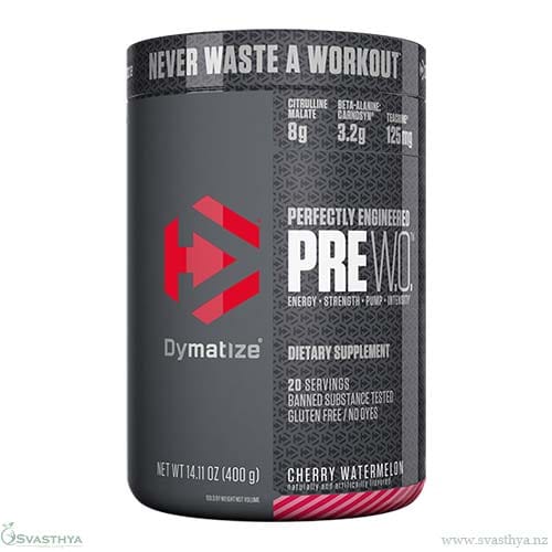 DYMATIZE PRE WO DIETARY SUPPLEMENT CHERRY WATERMELON
