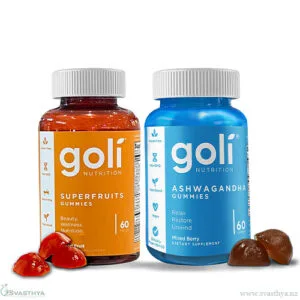 Pack of 2 Goli Nutrition Superfruits and Ashwagandha Gummies