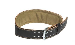 Harbinger 4inch Padded Leather Belt Front
