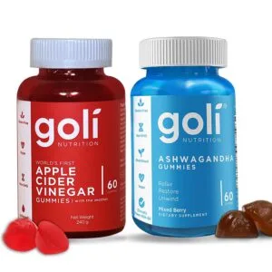 Goli Nutrition Apple Cider Vinegar Plus Ashwagandha Gummies