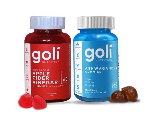 Goli Nutrition Apple Cider Vinegar Plus Ashwagandha Gummies