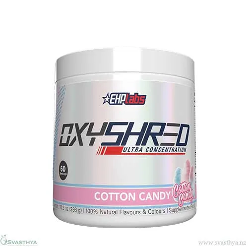 Oxyshred By EHP LABS Cotton Candy Flavor with 60 servings.