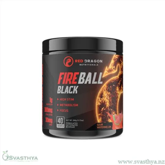 Red Dragon Nutritionals Fireball Black 40 serves Sour Watermelon