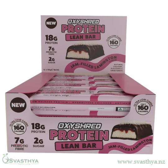 Ehp Labs Oxyshred Lean Protein bar 12 pack Bar Jam Filled Lamington