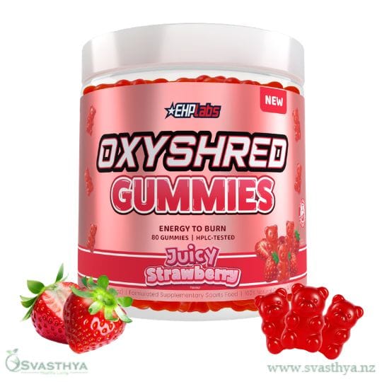 EHP LABS Oxyshred Gummies Juicy Strawberry bottle