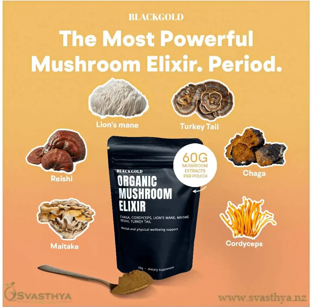 BlackGold Mushroom Elixir Banner